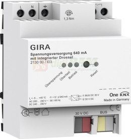 GIRA zasilacz 640 mA z dławikiem KNX ONE 213000