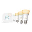 Philips Hue White ambiance Zestaw startowy: 3 inteligentne żarówki E27 (1100) + regulator przyciemniania Hue Dimmer switch