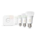 Philips Hue White ambiance Zestaw startowy: 3 inteligentne żarówki E27 (1100) + regulator przyciemniania Hue Dimmer switch