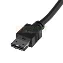 StarTech.com USB3S2ESATA3 kabel USB 0,9 m USB A Czarny