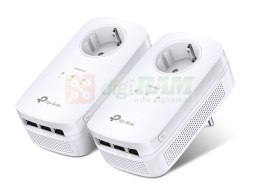 TP-Link TL-PA8030P KIT Karta sieciowa do PowerLine 1200 Mbit/s Przewodowa sieć LAN Biały 2 szt.