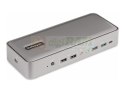 StarTech.com 129UE-USBC-KVM-DOCK przełącznik KVM Srebrny