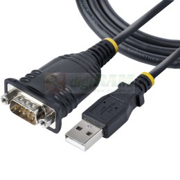 StarTech.com 1P3FP-USB-SERIAL zmieniacz płci / kabli DB-9 USB Typu-A Czarny