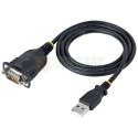 StarTech.com 1P3FP-USB-SERIAL zmieniacz płci / kabli DB-9 USB Typu-A Czarny