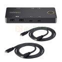 StarTech.com C2-H46-UC2-PD-KVM przełącznik KVM Czarny