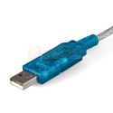 StarTech.com ICUSB232SM3 zmieniacz płci / kabli DB-9 USB 2.0 A Niebieski, Przezroczysty