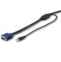 StarTech.com RKCONSUV10 kabel KVM Czarny 3 m