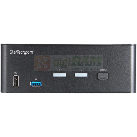 StarTech.com SV231DHU34K6 przełącznik KVM Czarny