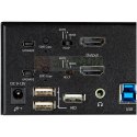 StarTech.com SV231DHU34K6 przełącznik KVM Czarny