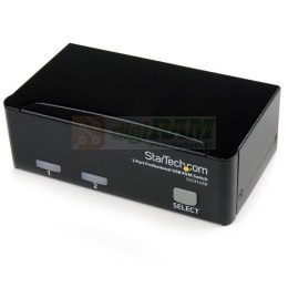 StarTech.com SV231USBGB przełącznik KVM Czarny