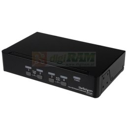 StarTech.com SV431DPUA przełącznik KVM Czarny