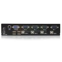 StarTech.com SV431USB przełącznik KVM Możliwości montowania w stelażu Czarny