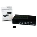 StarTech.com SV431USB przełącznik KVM Możliwości montowania w stelażu Czarny