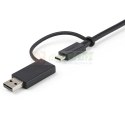 StarTech.com USBCCADP kabel USB USB 3.2 Gen 2 (3.1 Gen 2) 1 m USB C Czarny