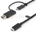 StarTech.com USBCCADP kabel USB USB 3.2 Gen 2 (3.1 Gen 2) 1 m USB C Czarny