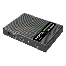 Techly IDATA HDMI-KVM67 przedłużacz KVM Nadajnik i odbiornik