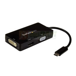 StarTech.com CDPVGDVHDBP zewnętrzna karta graficzna usb 3840 x 2160 px Czarny