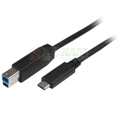 StarTech.com USB315CB2M kabel USB USB 3.2 Gen 1 (3.1 Gen 1) 2 m USB C USB B Czarny