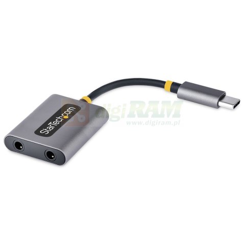 USB-C HEADPHONE SPLITTER/C TO DUAL 3.5MM AUDIO ADAPTER