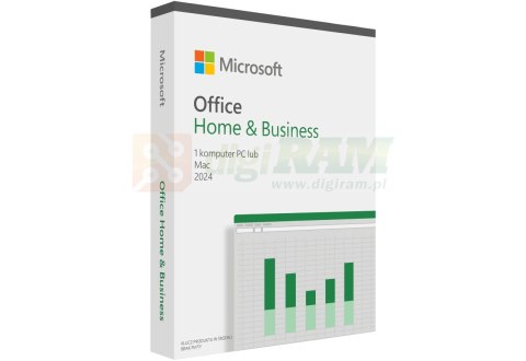 Microsoft® Office Home and Business 2024 Polish EuroZone 1 License Medialess