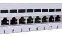 Patch panel Lanberg PPF6-9012-S (1U; 10"; kat. 6; FTP; 12xRJ-45)