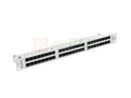 Patch panel Lanberg PPU6-1048-S (1U; kat. 6; 48xRJ-45)