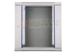 Extralink 12U 600x600 Szara | Szafa rack | montowana na ścianie