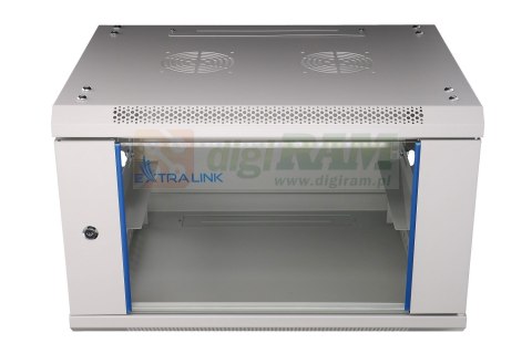 Extralink 6U 600x600 Szara | Szafa rack | montowana na ścianie