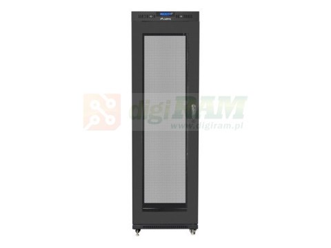 LANBERG SZAFA STOJĄCA RACK 19" 42U 600X800 DRZWI PERFOROWANE LCD CZARNA FF01-6842-23BL (FLAT PACK)