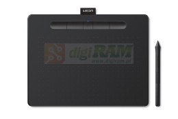 Wacom Intuos S tablet graficzny Czarny 2540 lpi 152 x 95 mm USB/Bluetooth