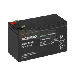 BATTERY 12V 9AH C20/AML9-12T2 EMU