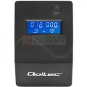 QOLTEC ZASILACZ AWARYJNY UPS 850VA | 480W | LCD | USB | RJ45