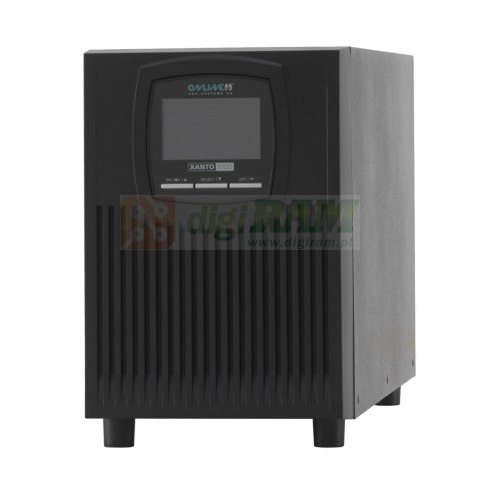 ONLINE USV-Systeme XANTO 1000 zasilacz UPS Podwójnej konwersji (online) 1 kVA 1000 W 4 x gniazdo sieciowe