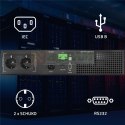 QOLTEC ZASILACZ AWARYJNY UPS DO RACK 1KVA | 1000W | POWER FACTOR 1.0 | LCD | EPO | USB | ON-LINE