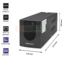 QOLTEC ZASILACZ AWARYJNY UPS LINE INTERACTIVE MONOLITH | 1200VA | 720W