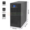 QOLTEC ZASILACZ AWARYJNY UPS ON-LINE | PURE SINE WAVE | 6KVA | 4.8KW | LCD | USB