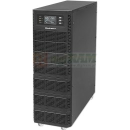 QOLTEC ZASILACZ AWARYJNY UPS 10KVA | 10000W | POWER FACTOR 1.0 | LCD | EPO | USB | ON-LINE