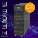 QOLTEC ZASILACZ AWARYJNY UPS 10KVA | 10000W | POWER FACTOR 1.0 | LCD | EPO | USB | ON-LINE