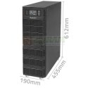 QOLTEC ZASILACZ AWARYJNY UPS 10KVA | 10000W | POWER FACTOR 1.0 | LCD | EPO | USB | ON-LINE