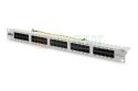 Digitus Panel krosowy (patch panel) ISDN 19" 50x RJ45 (8P4C), LSA poziom, kat.3, nieekranowany, 1U, szary