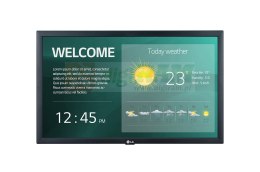 LG 22SM3G-B Digital signage display 54,6 cm (21.5') IPS Wi-Fi 250 cd/m2 Full HD Czarny Procesor wbudowany 16/7