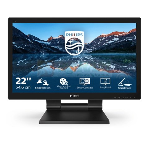 MONITOR PHILIPS LED 21,5" 222B9T/00 Touch