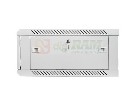 Szafa Rack Lanberg WF01-6604-10S (4U; 280mm / 600mm / 600 mm; wisząca; Szklane; 19''; kolor szary)