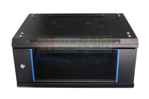 Extralink 4U 600x450 Czarna | Szafa rack | montowana na ścianie