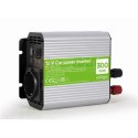 EnerGenie EG-PWC300-01 adapter zasilający/ inwentor/przetwornica Auto 300W Aluminium