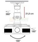 Uchwyt sufitowy do projektora 22cm 10kg