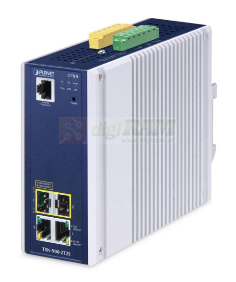 Planet TSN-900-2T2S IP30 DIN-rail Industrial