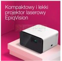 Projektor mini laser EF-21W bialy FHD/1000L/5m:1/2.3kg