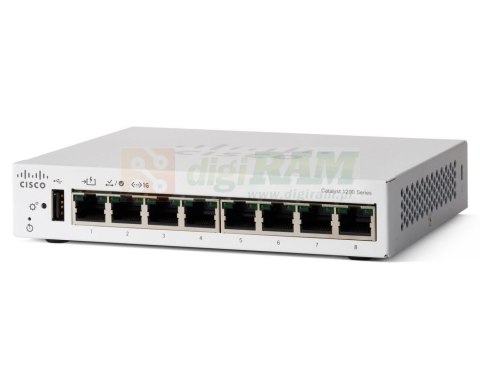 Cisco C1200-8T-D 00-8T-D Smart Switch, 8 Port