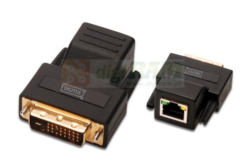 Extender DVI do 50m po kat.5e UTP WUXGA1920x1200 60Hz (zestaw)